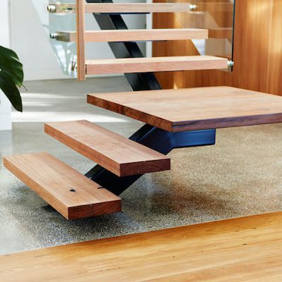 Recycled stair treads